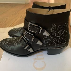 Chloe Susanna booties, size 10